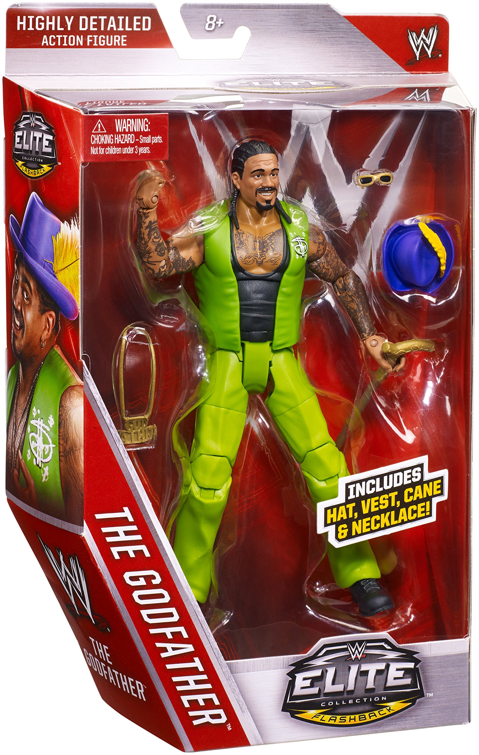 WWE Elite Figure, Godfather (Flashback) : Amazon.sg: Sporting Goods